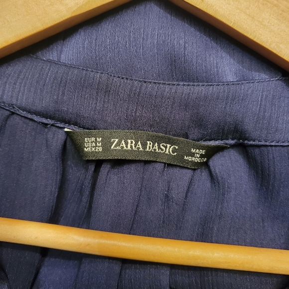 Zara Basic - Blue Dress - Picture 3 of 3